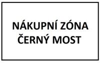 Nákupní zóna Černý Most logo